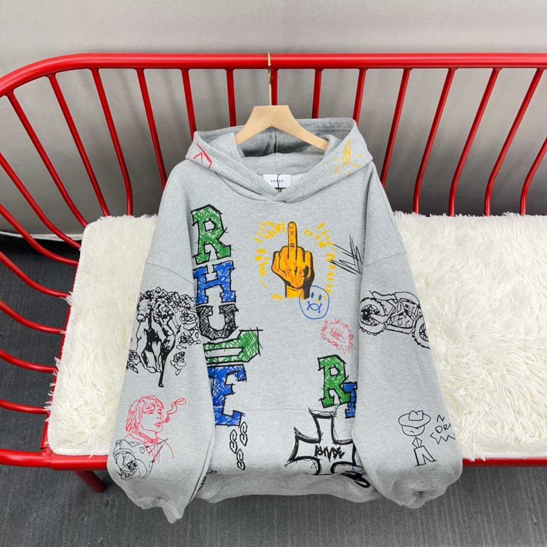 Designer Clothing Sweatshirts Hoodies Amiiri 2023 Spring Autumn New Manager Hand-painted Graffiti Print Casual Versatile Hooded Sweater Grey Streetwear for sale, Shipping fee
Designer Clothing Sweatshirts Hoodies Amiiri 2023 Spring Autumn New Manager Hand-painted Graffiti Print Casual Versatile Hooded Sweater Grey Streetwear for sale, Shipping fee