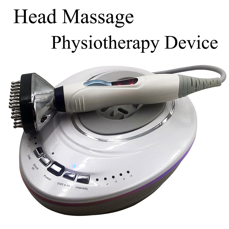Portable Electric EMS Head Massage Microcurrent Scalp Massage Comb RF Red Light Vibration Physiotherapy Regrowth Hair Brush Anti Hair Loss Dredging Me