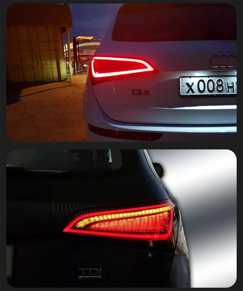 Auto Parts For Q5 Tail light 2008-20 18 Q5L Full LED Styling LED Running Lights Sequential Signal Brake Reverse Taillight