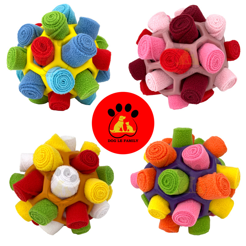 Pet toy braid ball teeth grinding dog toy ball hollow hide food ball