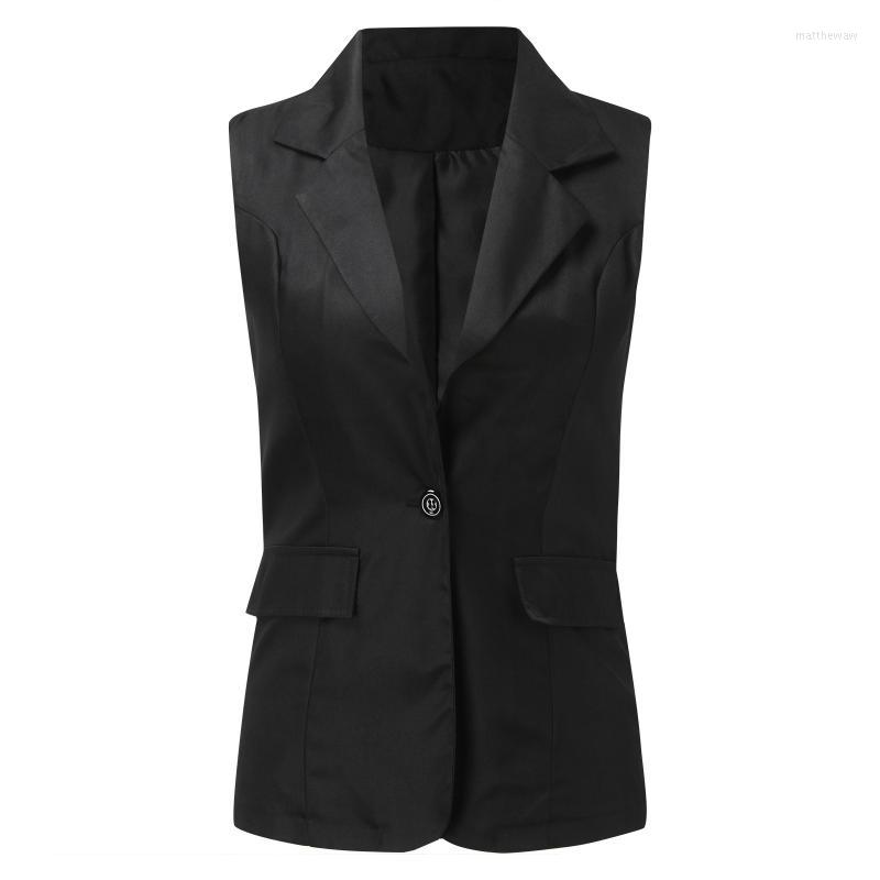 Two Piece Dress Womens Western Trench Coat Vest Casual Blazers Open Front Sleeveless Work Office Jackets Breasted WomenTwo
