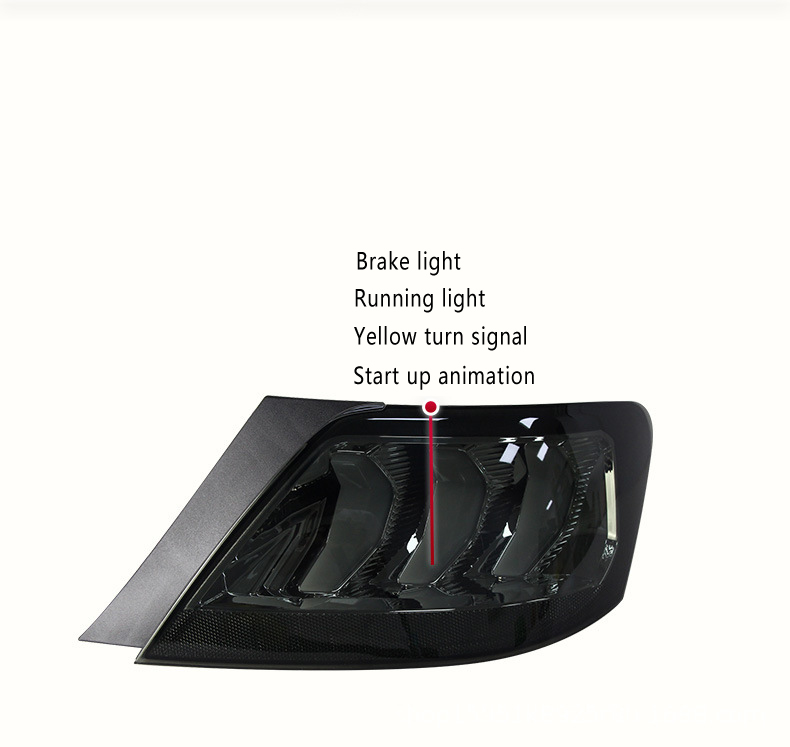 For Toyota Reiz 05-09 Tail Light Modified Mustang Style Taillight Brake Reverse Parking Running Lights Rear Lamp Car Accessories