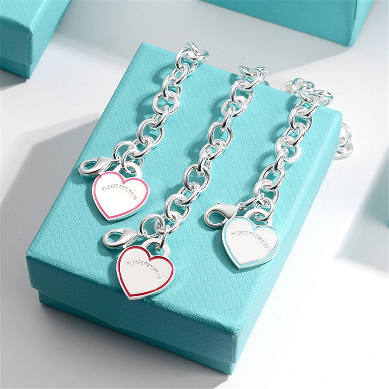 silver cuffs initial designer luxury heart pendant Tiffan Bracelet women Fashion luxury brand jewelry Bracelet 16-21cm with gift box
silver cuffs initial designer luxury heart pendant Tiffan Bracelet women Fashion luxury brand jewelry Bracelet 16-21cm with gift box