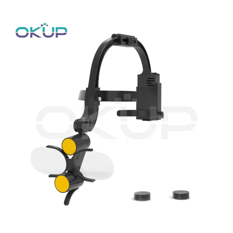 Magnifying Glasses Dental LED Head Light Lamp 25X 35X Dentist Headlight Magnification Binocular Loupes For Lab Dentistry Equipment 231122