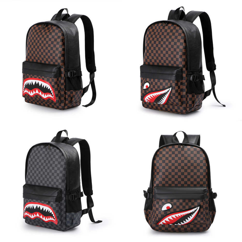Plaid Pu Backpack Splash-proof Large-capacity Computer Bag Schoolbag Trend Leisure Backpack 230420, Grid 6625-3 brown
Plaid Pu Backpack Splash-proof Large-capacity Computer Bag Schoolbag Trend Leisure Backpack 230420, Grid 6625-3 brown