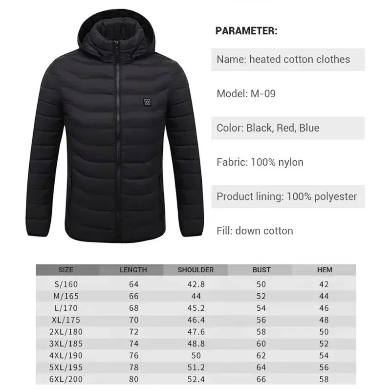 Women's Jackets Women 21 Areas Heated Jacket Winter Outdoor Electric Heating Jackets Warm Sprots Thermal Coat Clothing Heatable Cotton jacket 231