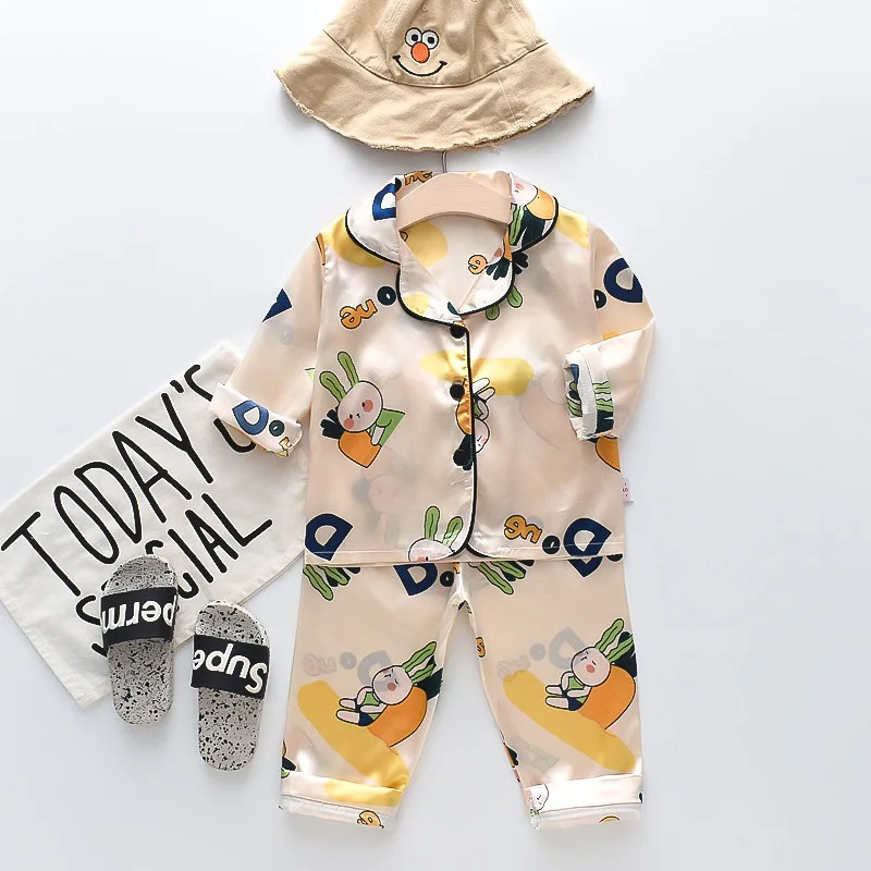 Pajamas Kids Clothes Girls Sleepwear Children s Set for Easter Child Boy Print Loungewear Pijama Infantil Meninas 231124