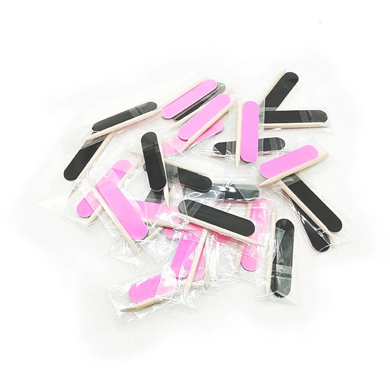 Nail Files 50pcs Disposable Nail Cleaning Care Kit Mini Nail File Sticks Nail Art Tool Portable Filer Nail Accessories Manicure Supplies 231123