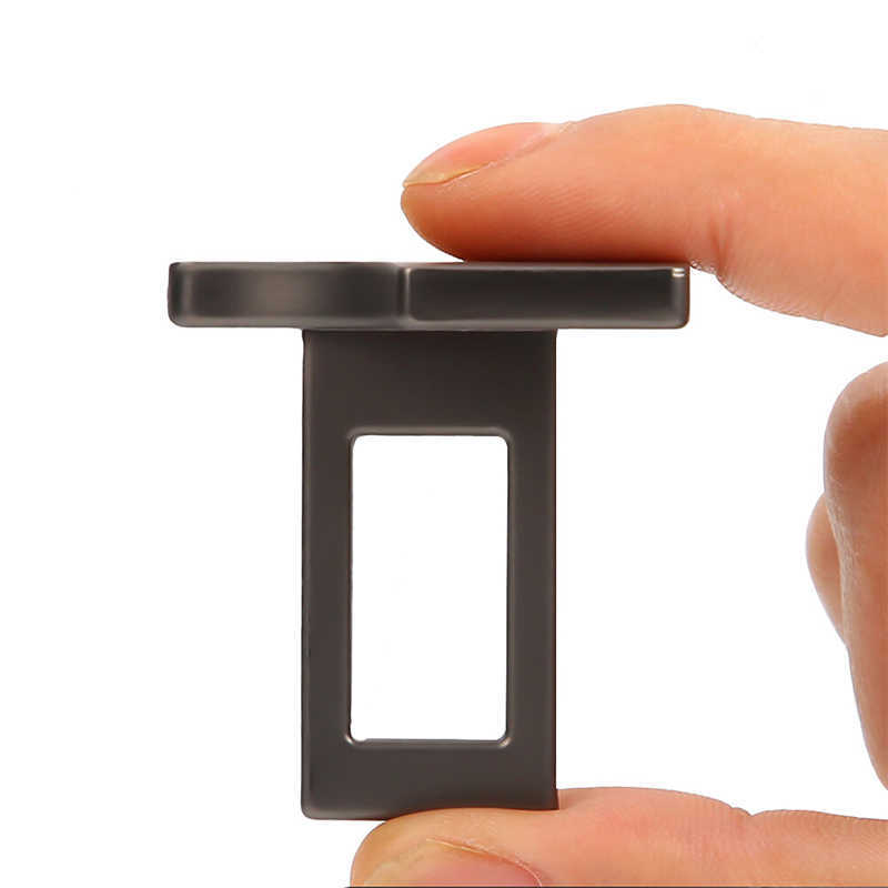 1Pc Hidden Car Seatbelt Buckle Auto Safety Belt Alert Silencer Metal Insert Card Clip Styling Decorate Car Accessories Interior