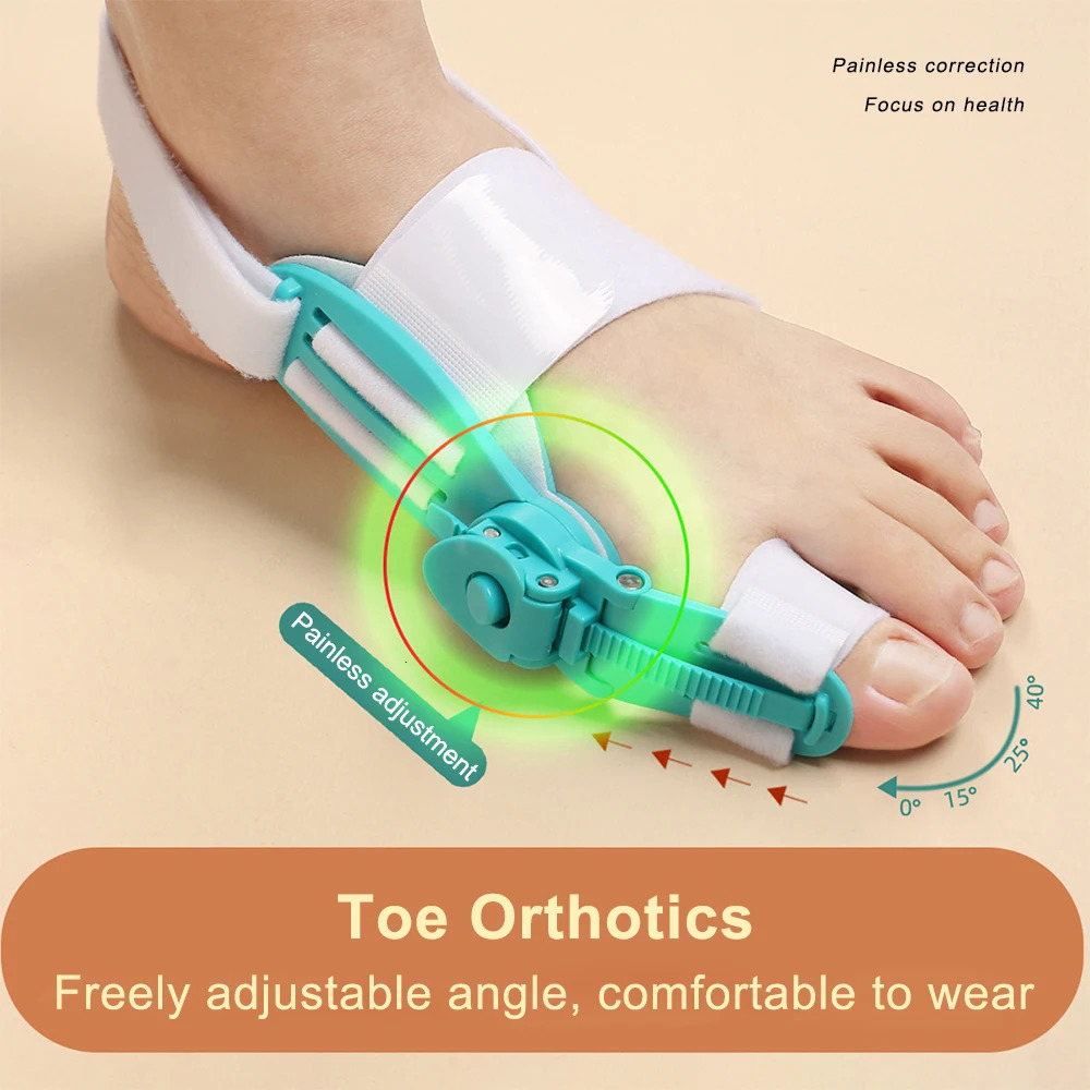 Foot Care Bunion Corrector Adjustable Hallux Valgus Big Toe Rotatable Straightener Correction 231123