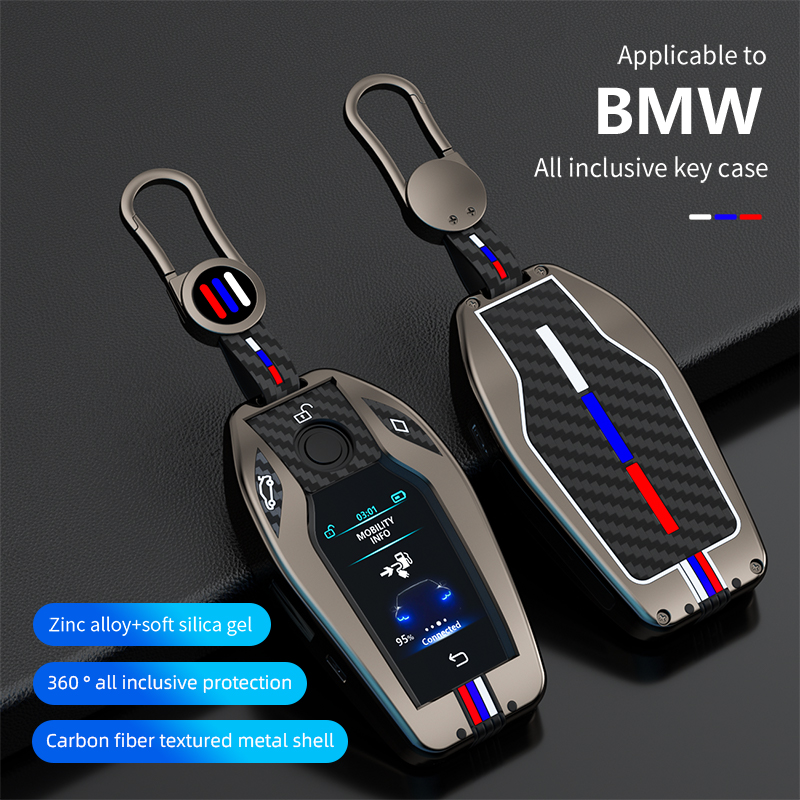Zinc Alloy Car Key Case Shell for BMW 5 7 Series G11 G12 G30 G31 G32 I8 I12 I15 X3 X4 X5 X7 G01 G02 G05 G07 Key Fob Cover Holder, Customize
Zinc Alloy Car Key Case Shell for BMW 5 7 Series G11 G12 G30 G31 G32 I8 I12 I15 X3 X4 X5 X7 G01 G02 G05 G07 Key Fob Cover Holder, Customize