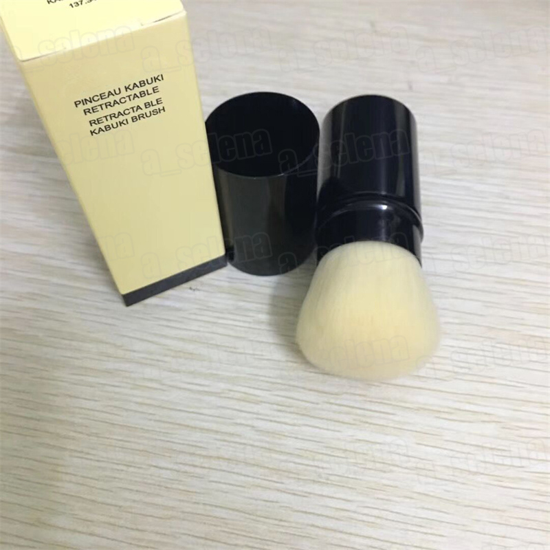 Brand Makeup Brush RETRACTABLE KABUKI BRUSH Blush Loose Powder Brushes With Box