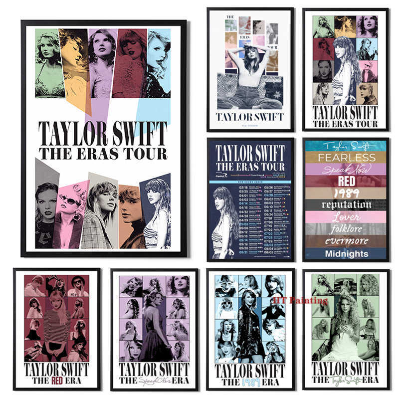 Wallpapers TaylorSwift The Eras Tour Gift Poster New Album Midnights Popular Singer Memorial Prints Canvas Painting Home Decor J230224, Black
Wallpapers TaylorSwift The Eras Tour Gift Poster New Album Midnights Popular Singer Memorial Prints Canvas Painting Home Decor J230224, Black