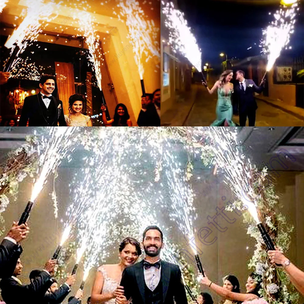 Other Event Party Supplies Reusable Hand Held Fountain Fireworks Pyrotechnic Safe Cold Pyro Stage Firing System Shooter Wedding Birthday Party DJ ENTR