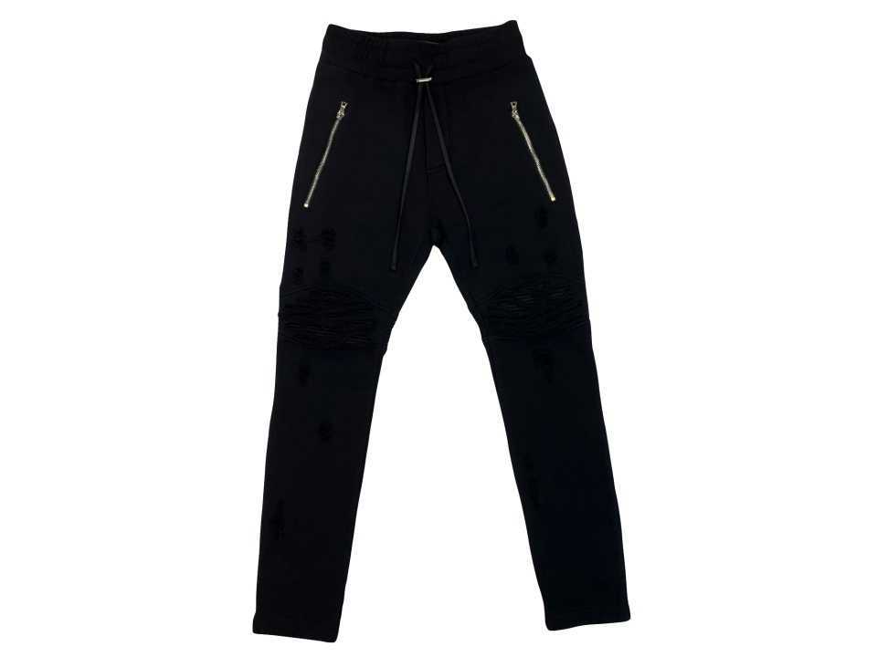 Designer Clothing fashion Casual Mens Pants Amiiri Mx1 Knee Panel Leather Damaged Locomotive Dark High Street Pants, Black
Designer Clothing fashion Casual Mens Pants Amiiri Mx1 Knee Panel Leather Damaged Locomotive Dark High Street Pants, Black