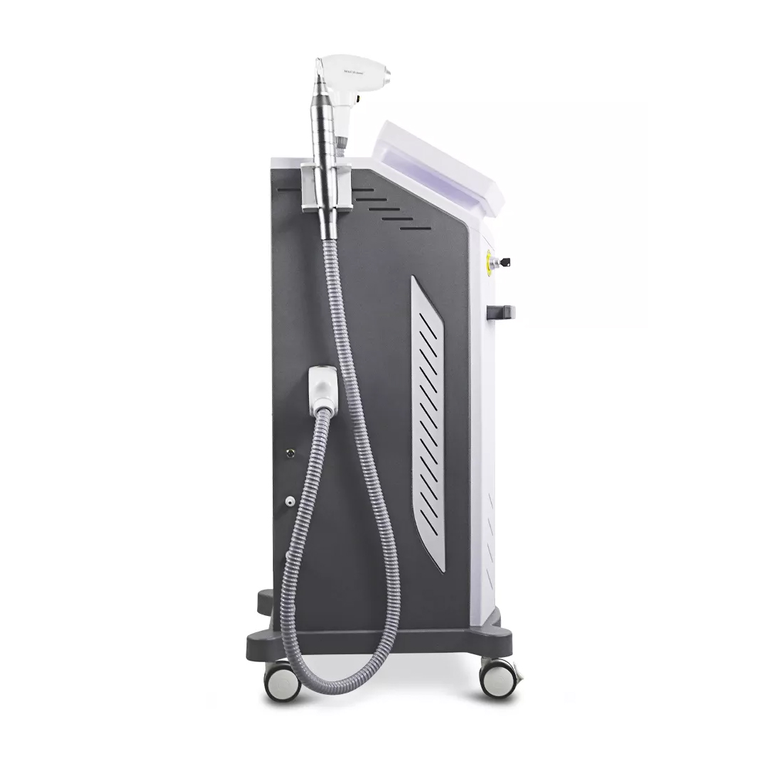 Non-traumatic Painless Freezing Point Hair Removal 808nm Diode Laser Device with Picosecond 2 in 1 Tattoo Eyebrow Washing Anti-wrinkle Anti-spot Machi