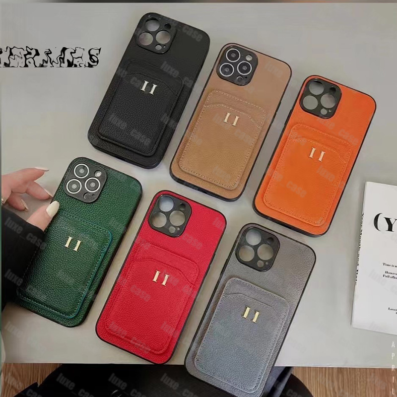 Luxury Card Holder Phone Case For IPhone 14 Pro Max 14plus 11 12 13 Pro Max Cases Leetter H Designers Phonecase Leather Mobile Phones Cover, Orange
Luxury Card Holder Phone Case For IPhone 14 Pro Max 14plus 11 12 13 Pro Max Cases Leetter H Designers Phonecase Leather Mobile Phones Cover, Orange