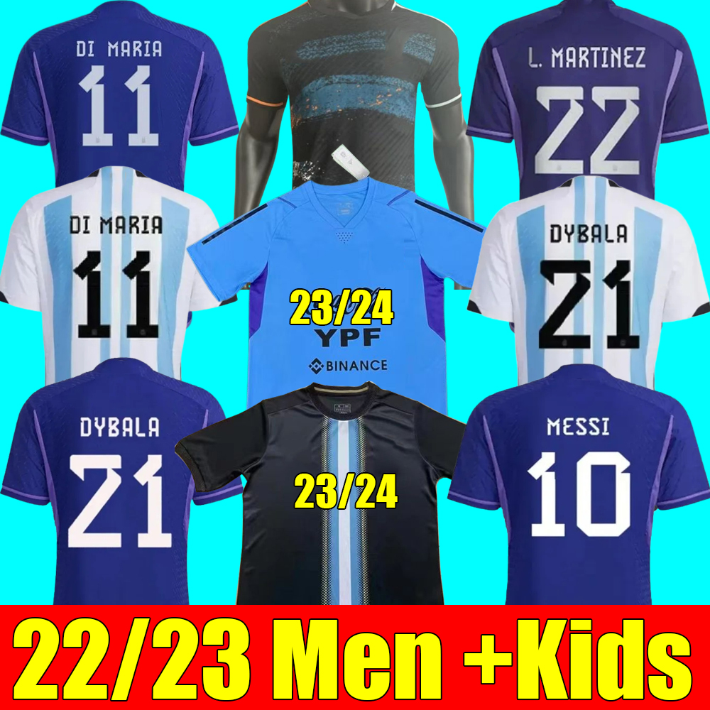 New 3 stars 2022 Argentina soccer Jerseys 22 23 J.ALVAREZ DYBALA DI MARIA KUN MARTINEZ MARADONA football shirt Men kids kit fans player version, 23/24
New 3 stars 2022 Argentina soccer Jerseys 22 23 J.ALVAREZ DYBALA DI MARIA KUN MARTINEZ MARADONA football shirt Men kids kit fans player version, 23/24