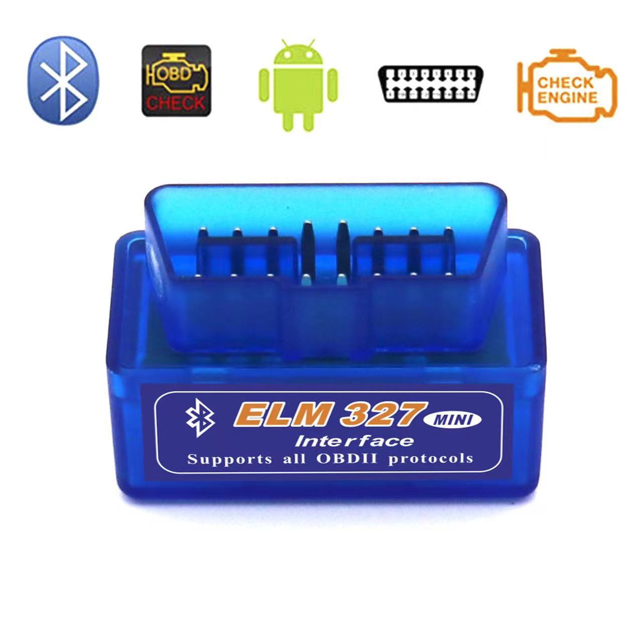 Mini V2.1 ELM327- OBD2 Blutoth Adapter ULME 327 V1.5 Scanner Diagnosescan-werkzeug Auto Code Reader OBDII ELM327