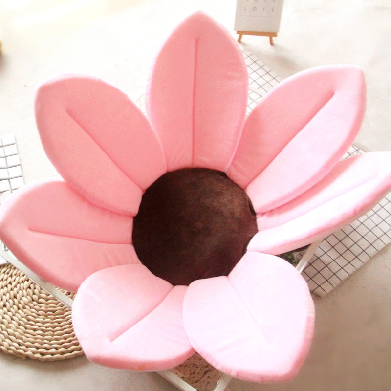 Bathing Tubs Seats Baby Bath Flower born Anti skid Bathtub Foldable Blooming Lotus Shape Cushion Skin Pad Portable Tub Soft Seat 231124