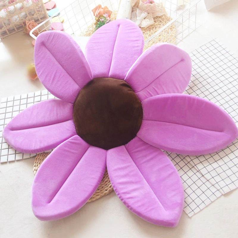 Bathing Tubs Seats Baby Bath Flower born Anti skid Bathtub Foldable Blooming Lotus Shape Cushion Skin Pad Portable Tub Soft Seat 231124