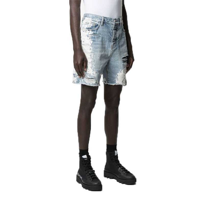 Designer Clothing Denim Pants Amiiri Summer High Street Distressed Hole Speckled Elastic Slim Fitting Denim Shorts Men's Fashion Brand Ins Capris pants for sale, Milky blue
Designer Clothing Denim Pants Amiiri Summer High Street Distressed Hole Speckled Elastic Slim Fitting Denim Shorts Men's Fashion Brand Ins Capris pants for sale, Milky blue