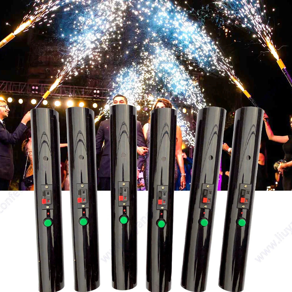 Other Event Party Supplies Reusable Hand Held Fountain Fireworks Pyrotechnic Safe Cold Pyro Stage Firing System Shooter Wedding Birthday Party DJ ENTR