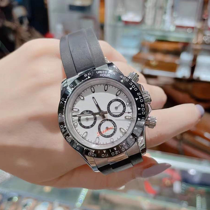 Men's automatic mechanical watch sapphire glass 40MM stainless steel dial solid Clasp Montre de luxe super luminescent waterproof sports watch, Tool
Men's automatic mechanical watch sapphire glass 40MM stainless steel dial solid Clasp Montre de luxe super luminescent waterproof sports watch, Tool