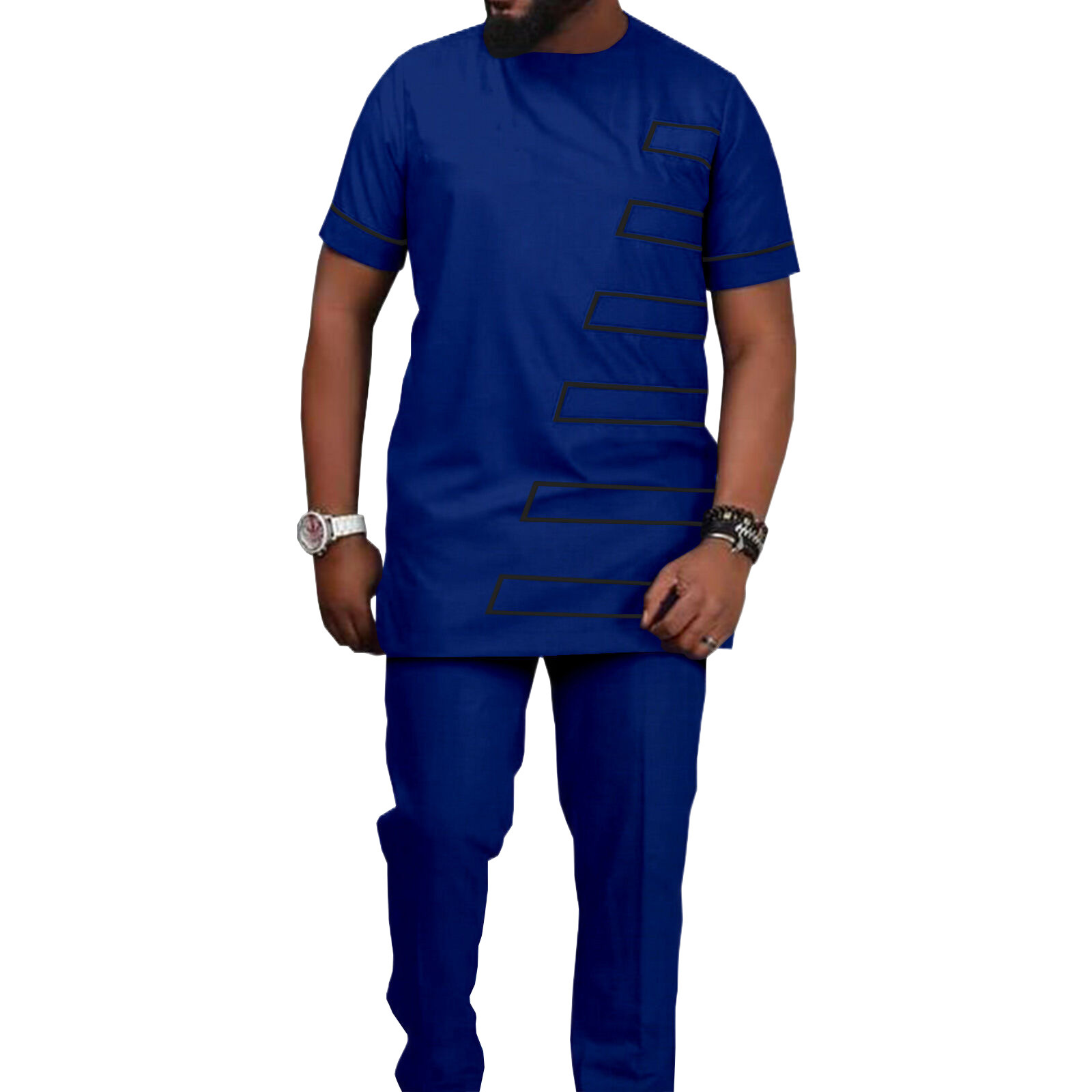 Men's Tracksuits Summer Men's Trousers Tracksuit Short-sleeved Streetwear 3D Printed Fashion Men T-shirt Sportswear Suit s 2 Piece Set Stree