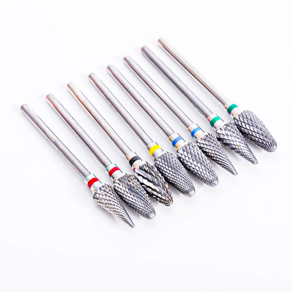 Nail Manicure Set Tungsten Nail Drill Bit Diamond Electric Manicure Drill Bits For Milling Cutter Nail Files Buffer Nail Art Equipment Accessory 23112