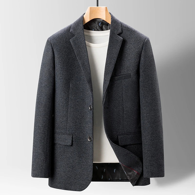 Mens Suits Blazers High Quality Blazer British Style Elegant Simple Fashion Advanced Casual Party Wear Gentlemans Suit Fitted Jacket 231123