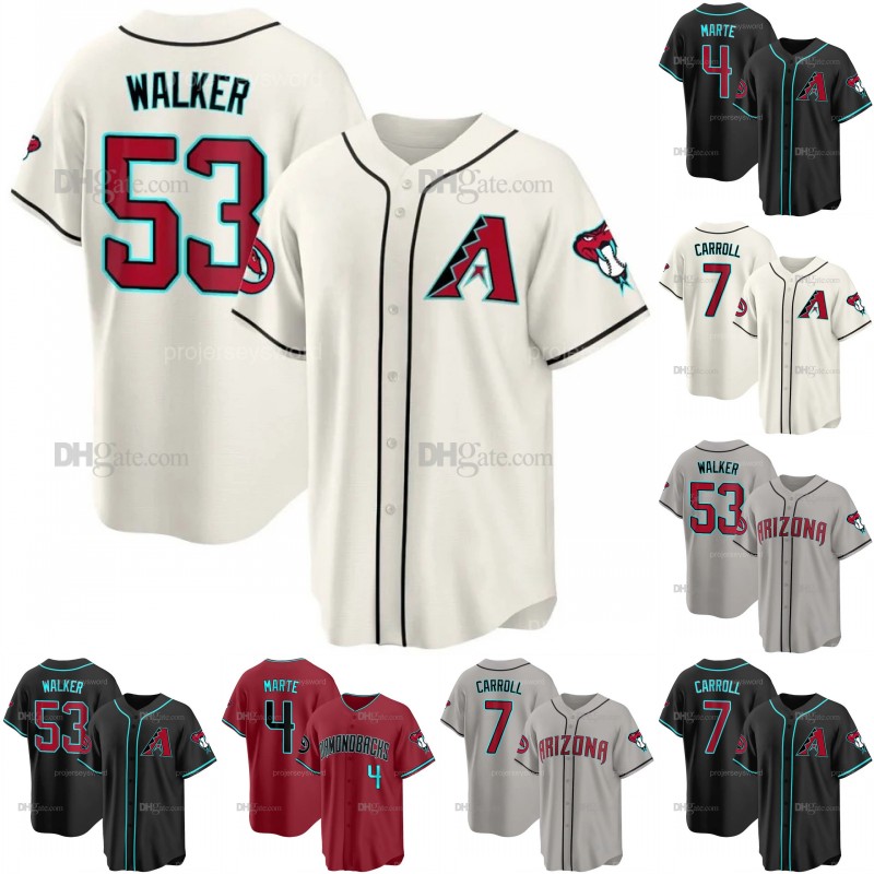 Christian Walker Diamondbacks Jerseys Corbin Carroll Ketel Marte Gurriel Jr. Alek Thomas Gabriel Moreno Brandon Pfaadt Zac Gallen Kevin Ginkel Montgomery Jerseys
