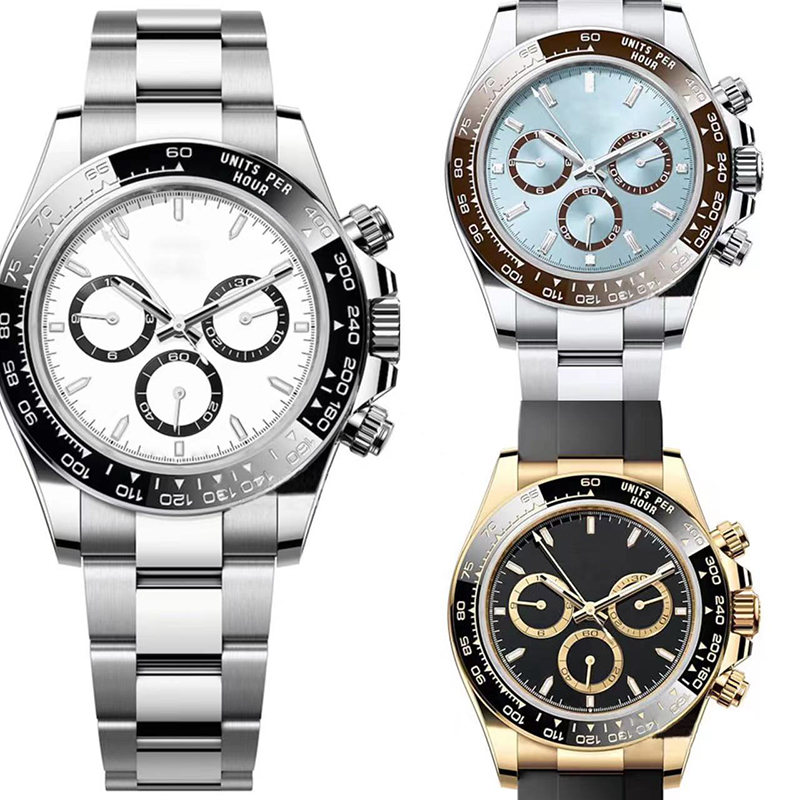 Mens Automatic Mechanical watches Sapphire Glass 40MM Stainless Steel Dial Solid Clasp Montre de luxe Super luminous Waterproof Movement wristwatches, Original box
Mens Automatic Mechanical watches Sapphire Glass 40MM Stainless Steel Dial Solid Clasp Montre de luxe Super luminous Waterproof Movement wristwatches, Original box