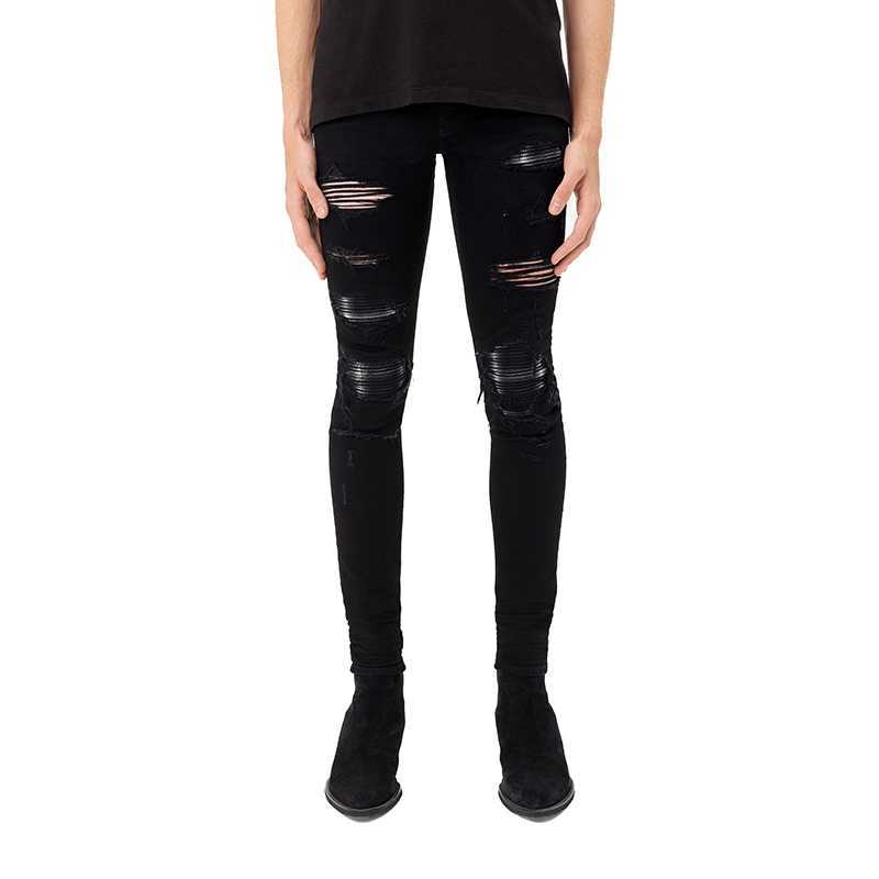 Designer Clothing Luxury Casual Fashion Denim Pants Amiiri Fashion Brand Broken Hole Mx1 Patchwork Jeans Mens Slim Fit Little Feet Spring Summer Versatile High Stre, Black
Designer Clothing Luxury Casual Fashion Denim Pants Amiiri Fashion Brand Broken Hole Mx1 Patchwork Jeans Mens Slim Fit Little Feet Spring Summer Versatile High Stre, Black