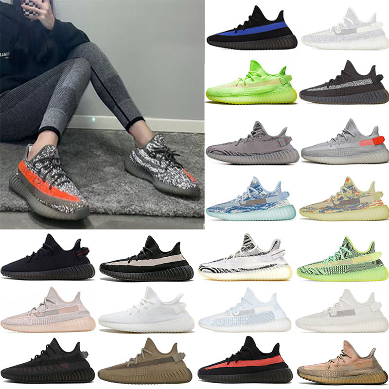 

3M Static V2 Running shoes Reflective Black White Zebra Beluga 2.0 Sesame Butter Semi Frozen Yellow Cream Men Women Walking Outdoor Sneaker Eur 36-50