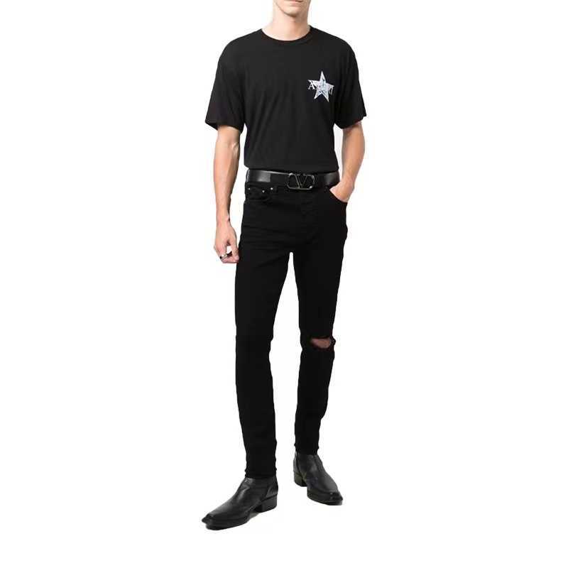 Designer Clothing Luxury Casual Fashion Denim Pants Amiiri Style 23ss Black Distressed One Line Cut Slim Fitting Jeans for Men Women Sip Trendy Brand
Designer Clothing Luxury Casual Fashion Denim Pants Amiiri Style 23ss Black Distressed One Line Cut Slim Fitting Jeans for Men Women Sip Trendy Brand