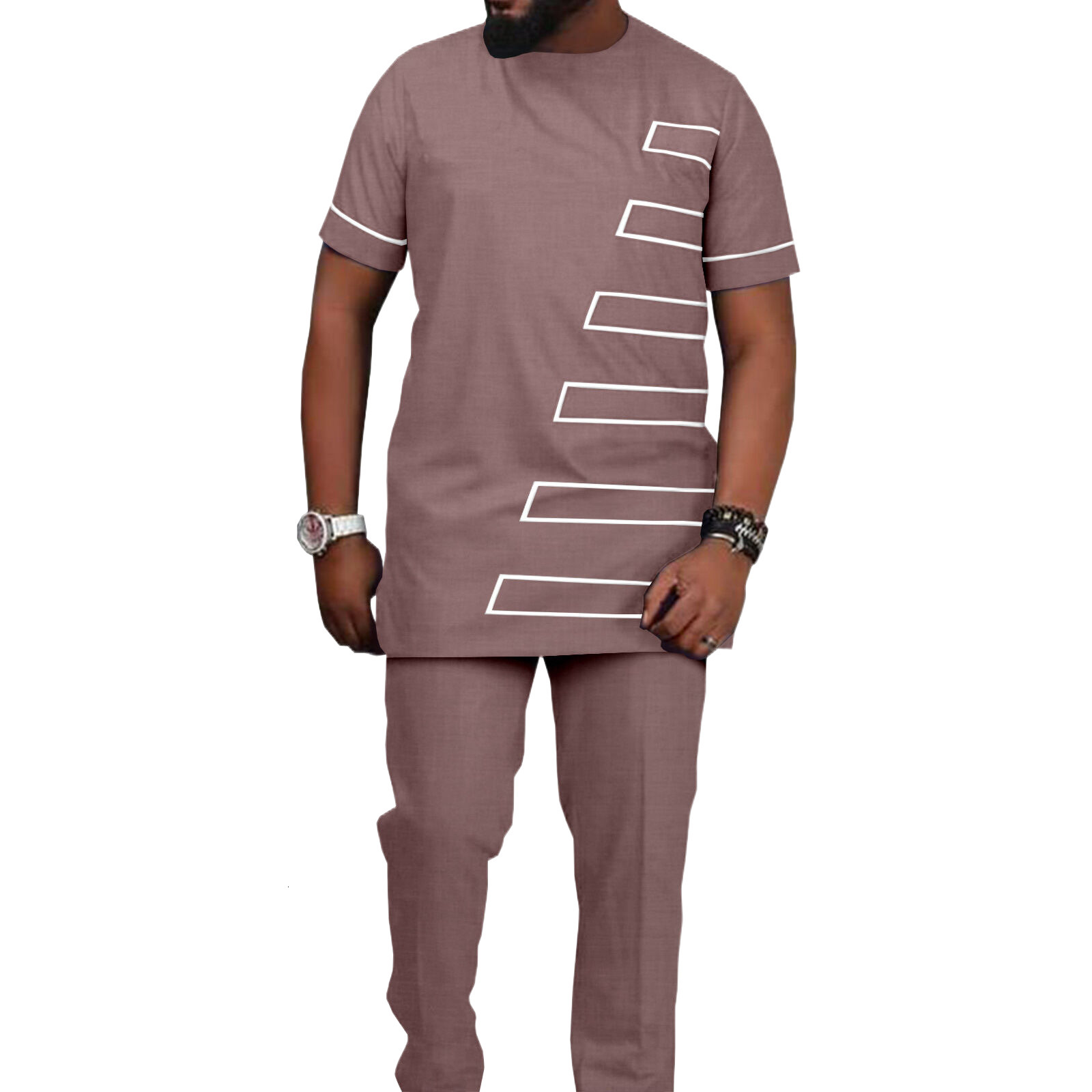 Men's Tracksuits Summer Men's Trousers Tracksuit Short-sleeved Streetwear 3D Printed Fashion Men T-shirt Sportswear Suit s 2 Piece Set Stree