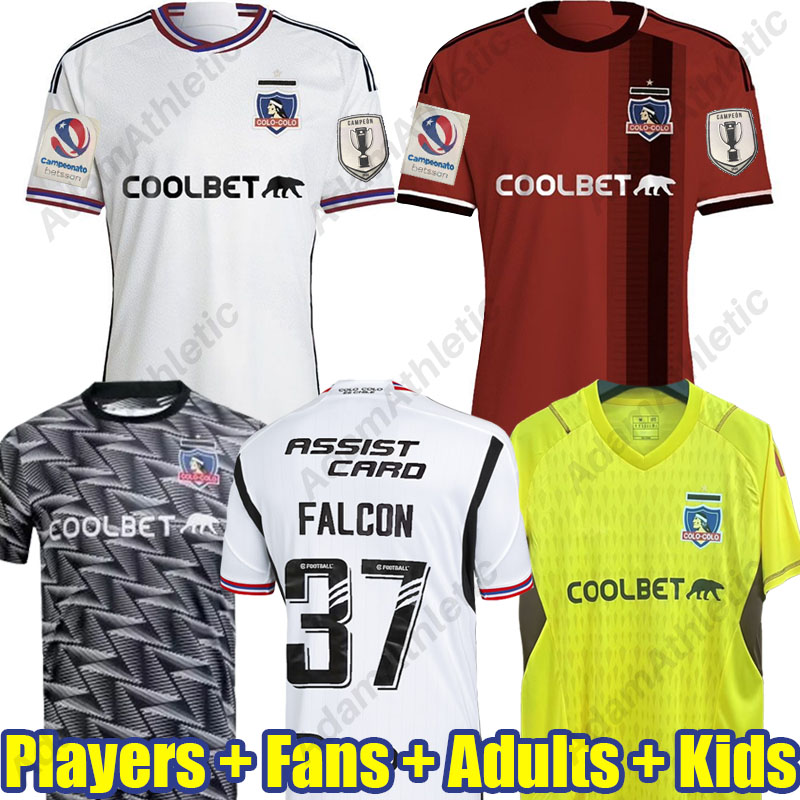 Colo-Colo Soccer Jerseys 2023 2024 FALCON PALACIOS D.PIZARRO PAVEZ BOLADOS Colo-Colo football shirts kids kit CORTES goalkeeper jersey 23/24, 23-24 home
Colo-Colo Soccer Jerseys 2023 2024 FALCON PALACIOS D.PIZARRO PAVEZ BOLADOS Colo-Colo football shirts kids kit CORTES goalkeeper jersey 23/24, 23-24 home