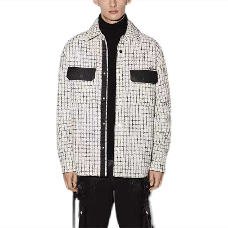 Designer Clothing Casual Coats Amiiri 22ss Same Style Small Fragrant Wind Wool Black White Plaid Men' Women' Loose Jacket Coat Denim Outerwear windbreaker, Shipping fee
Designer Clothing Casual Coats Amiiri 22ss Same Style Small Fragrant Wind Wool Black White Plaid Men' Women' Loose Jacket Coat Denim Outerwear windbreaker, Shipping fee
