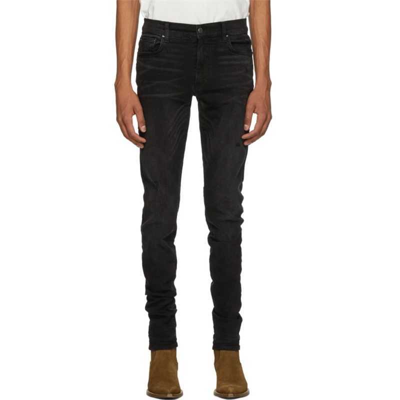 Designer Clothing Luxury Casual Fashion Denim Pants Amiiri Fashion Brand High Street Slp Black Distressed Frayed Slim Fit Jeans Men's Small Foot Casual Pants
Designer Clothing Luxury Casual Fashion Denim Pants Amiiri Fashion Brand High Street Slp Black Distressed Frayed Slim Fit Jeans Men's Small Foot Casual Pants