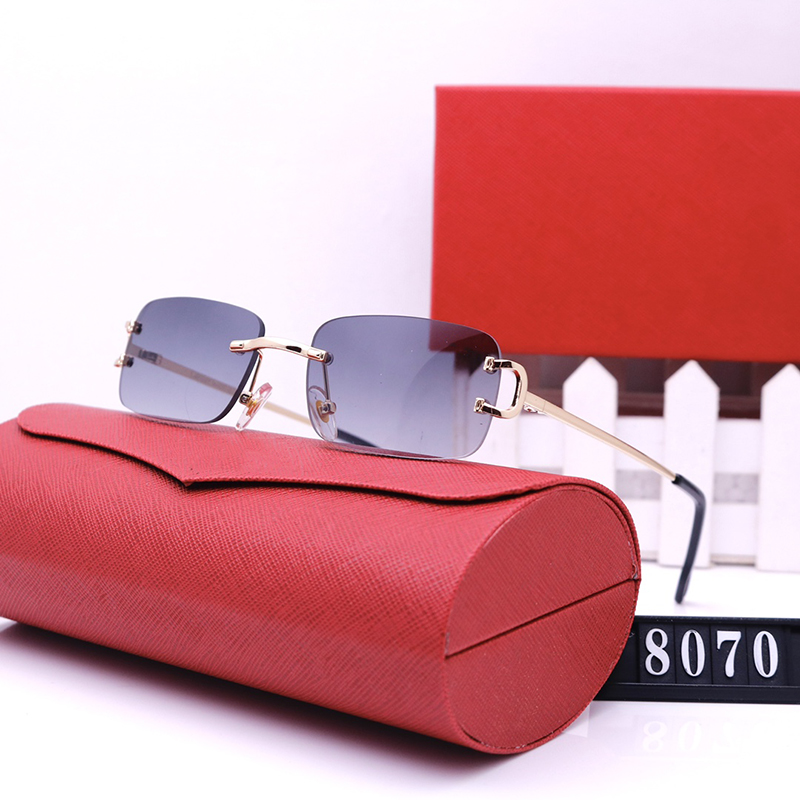 Designer Women Sunglass Mens Luxury Polarized Sun Glasses Mens Fashion Square Lens Rimless Glasses Outdoor Sport Beach Drive UV400 2301091QS
Designer Women Sunglass Mens Luxury Polarized Sun Glasses Mens Fashion Square Lens Rimless Glasses Outdoor Sport Beach Drive UV400 2301091QS