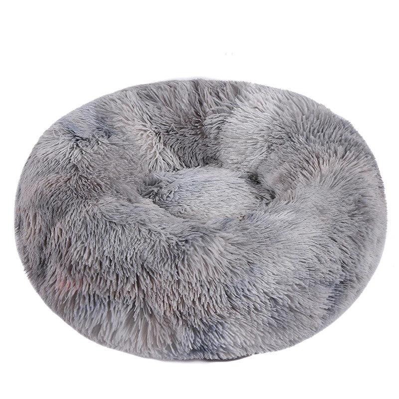 kennels pens Large Dog Bed Pet Sofa Mat for Dogs Cat Mats Long Plush Round Bed Winter Warm Sleeping Pet Nest Cushion Puppy Donut Calming Dogs 231123