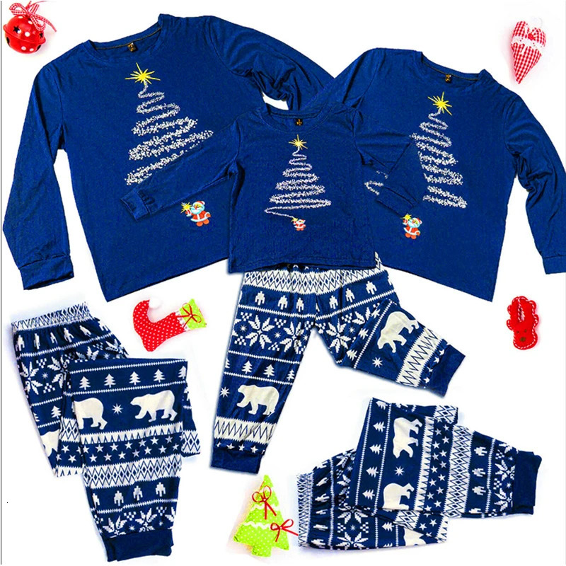 Family Matching Outfits Family Matching Outfits Red Christmas Pajamas Sets Father Mother Daughter and Son Pyjamas Aldult Kids Xmas Family Clothing 231