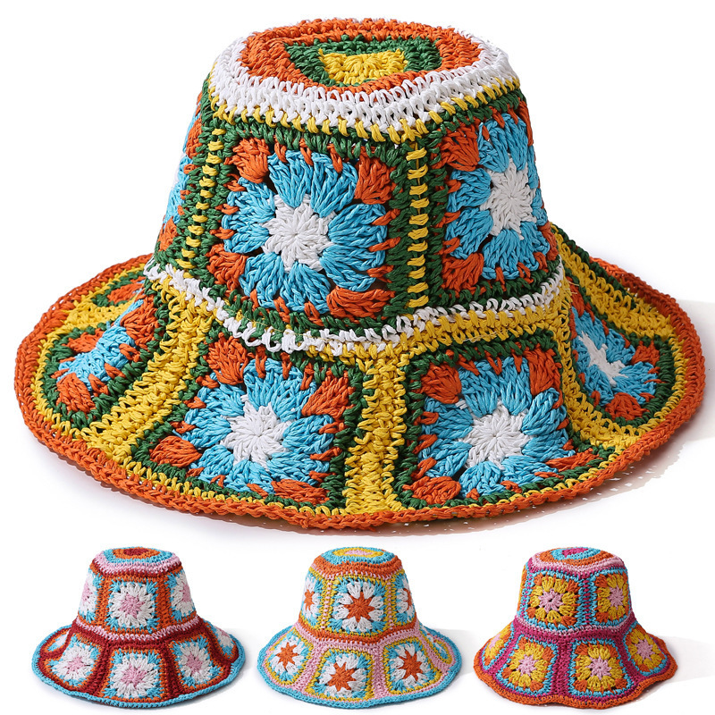 Wide Brim Hats Bucket Hats Japan Korea Crochet Colorful Beach Sun Hat Women Summer Flowers Handwoven Bucket Hat Sunshade Fisherman Hat Breathable Straw Hat 230424, White pink
Wide Brim Hats Bucket Hats Japan Korea Crochet Colorful Beach Sun Hat Women Summer Flowers Handwoven Bucket Hat Sunshade Fisherman Hat Breathable Straw Hat 230424, White pink