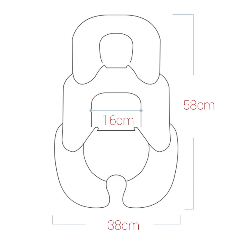 Shopping Cart Covers Baby Stroller Cushion Infant Car Seat Insert Pad Four Seasons General Thermal Mattress Mesh Breathable 2 Side Available 231124
