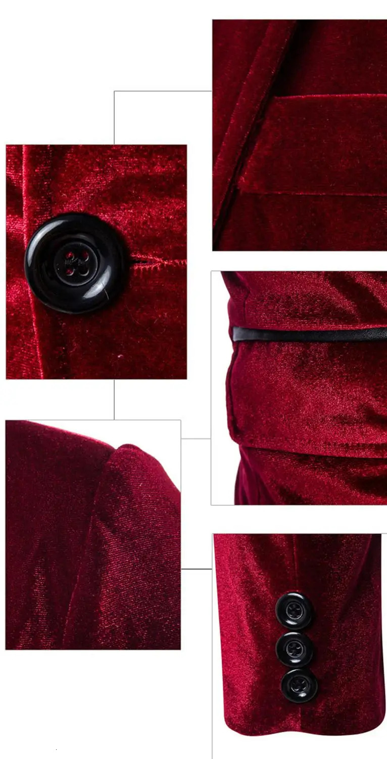 Mens Suits Blazers Shiny Purple One Button Velvet Blazer Jacket Men Spring Slim Fit Club Party Wedding Dress Male Masculino 231123