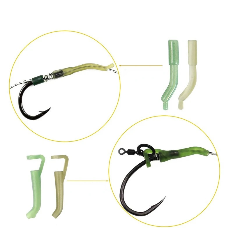 Fishing Accessories 160-420Pcs/Box Carp Fishing Tackle Kit Including Boilie Bait Screw Accessories Swivels Hooks Anti Tangle Sleeves Hook Stop Beads 2