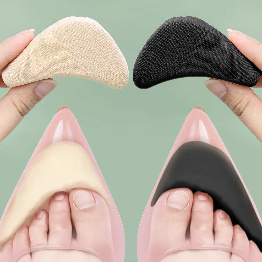 Shoe Parts Accessories 13pairs Womens Sponge Forefoot Insert Pads Reduce Size Pain Relief High Heel Filler Insoles Adjust Toe Plug Cushions 231124