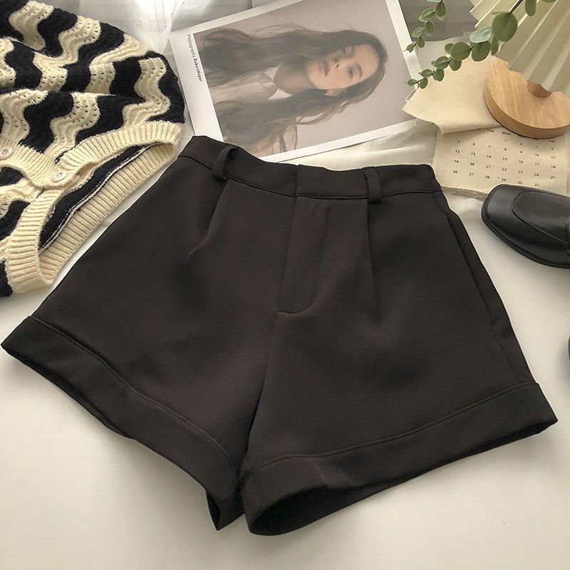 Women's Shorts Shorts for Women Summer Casual Korean Style Classic Pure All-match Office Ladies Ins Basic Daily Tender Fashion Simple 230424