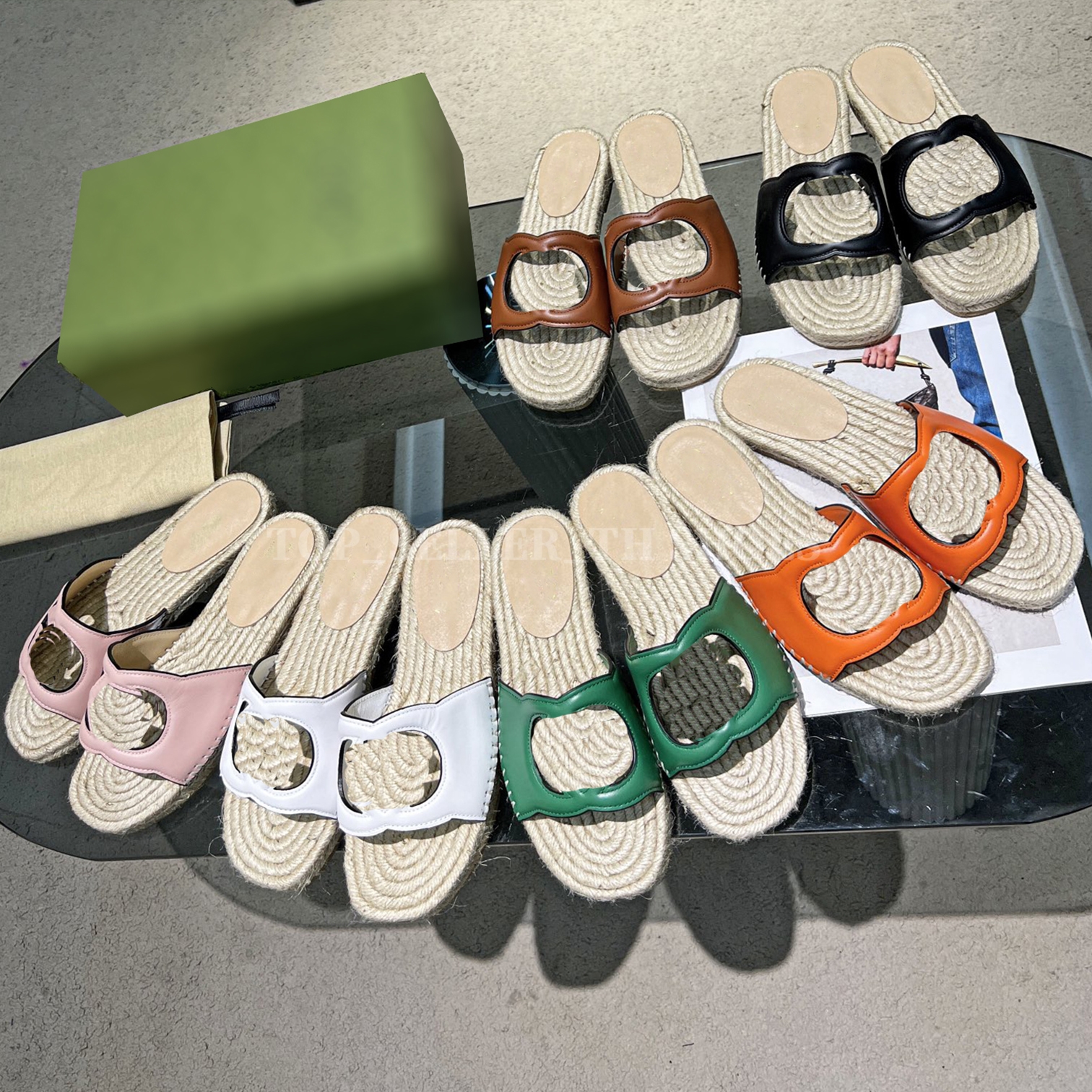 Women Interlocking Cut Out Slide Sandal Brown Leather Espadrilles Cord Platform Rubber Sandals Designer Slippers Platform Slides Summer Beach Slider, Orange
Women Interlocking Cut Out Slide Sandal Brown Leather Espadrilles Cord Platform Rubber Sandals Designer Slippers Platform Slides Summer Beach Slider, Orange